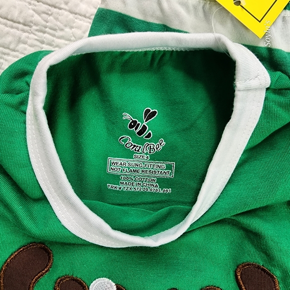 Reindeer Kids Pajamas (SZ4) - Picture 3 of 4